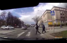 Policja wyprzedzanie na przejściu dla pieszych
