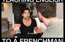 Uczenie francuza mówienia po angielsku.