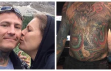 Woman has dead husband skinned so she can hang his tattoos on the wall