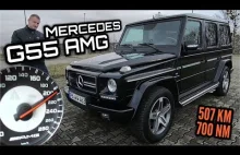 Test Mercedesa G55 AMG