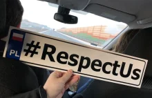 "Mega reakcje kierowców!". Akcja #RespectUs na granicy polsko-niemieckiej