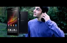 Sony Xperia Z podana z fasolką