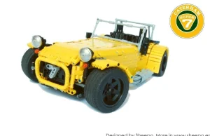 Funkcjonalny Caterham Seven z klocków Lego