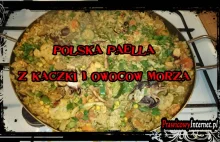 Polska Paella z Kaczką i Owocami Morza