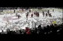 26.000 pluszowych misiów rzuconych na lodowisko podczas meczu hokeja