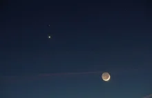 Niezwykła koniunkcja Marsa, Wenus i Księżyca