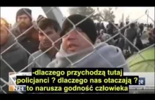 Jesteśmy azylantami i mają nas przepuścić: uchodźca przy płocie Grecja-Macedonia