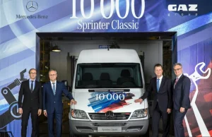 Mercedes-Benz świętuje w Rosji sprzedaż 10-tysięcznego Sprintera