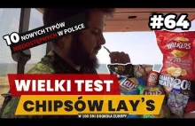 Wielki test 10 rodzajów chipsów Lays niedostępnych w Polsce