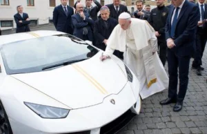 Lamborghini Huracan do wygrania w konkursie. Należało do Papieża Franciszka