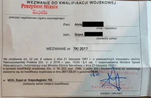 Sopocianka: dostałam powołanie do wojska