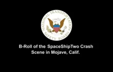 Oględziny wraku SpaceShipTwo po katastrofie na pustyni Mojave