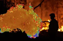 Aktualna mapa pożarów w Australii