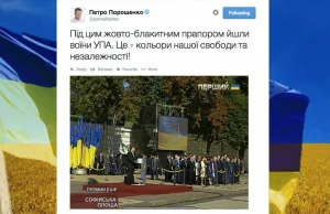 Prezydent Ukrainy jest dumny z UPA