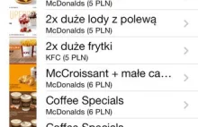 Moja aplikacja z kuponami zniżkowymi do KFC, North Fish, McDonalds dla iOS