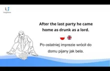 Angielskie idiomy. Idiom #57 "As drunk as ...