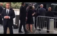Hillary Clinton kompletnie pijana na obchodach 11 września!
