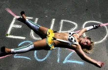 Protest FEMEN przeciwko Euro 2012 na Ukrainie