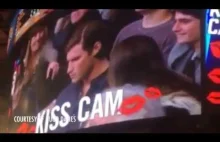 Chłopak nie chciał jej pocałować podczas Kiss Cam, to wybrała innego