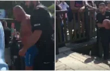 Ratowniczka nie chciała wpuścić do wody ich koleżanki, więc ją zaatakowali