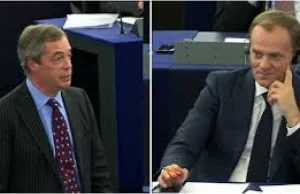 Nigel Farage złożył wniosek o odwołanie Tuska.