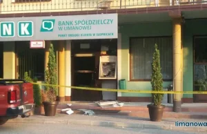 Policyjny antyterrorysta oraz żołnierz WOT wysadzali bankomaty.