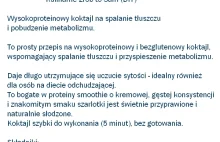 Spalacz Tłuszczu i Przyspieszacz Metabolizm, prosty przepis kulinarny na koktajl