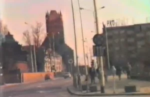 Szczecin w 1989 roku - przejazd samochodem