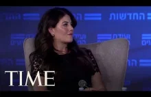 Jerozolima: Monica Lewinsky zapytana o fiki-fiki z Clintonem uciekła ze sceny