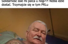 Wałęsa w stoczni