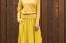 Spódnica asymetryczna Woman of colour curry | sklep Veva