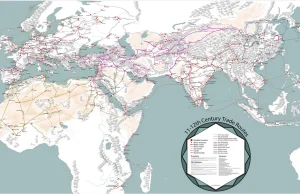 Wyjątkowo dokładna mapa szlaków handlowych z 11 i 12 wieku