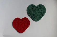 serce na szydełku / heart on crochet / sposób...