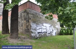 Namalował graffiti na urzędzie. Grozi mu 5 lat. Tyle co za plany handlu ludźmi