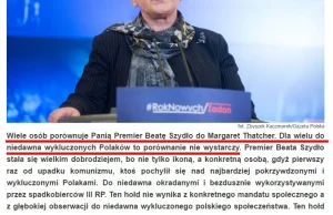 "Hołd dla Premier Beaty Szydło" gdzie pisali o jedzeniu psów zniknął z Republiki