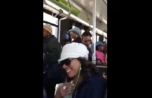 Passenger Puts Angry Woman in Her Place - NYC