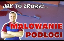 Malowanie posadzki - betonowa podłoga w garażu