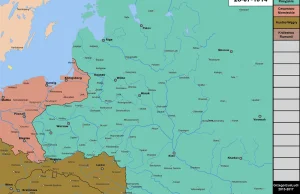 Europa Środkowo-Wschodnia 1914-1923 na 54 mapach