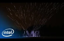 Świetlny pokaz na niebie w wykonaniu Intela i 500 dronów