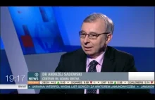 Gość Wydarzeń - dr Andrzej Sadowski 13.01.2015 Polsat News 2