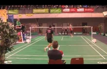 Niesamowita wymiana w badmintonie