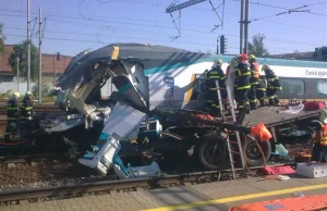 zderzenie czeskiego pendolino u Studénky