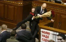 Zadyma w Ukraińskim parlamencie