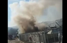 Zamieszki imigrantów w Grecji. Płonie Moria! VIDEO