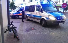 Białystok: wypadek rowerzysty z policyjnym radiowozem