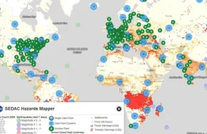 Mapa katastrof naturalnych online