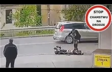 STOP CHAM. Dramatyczny wypadek motocyklisty w Jarosławiu #234