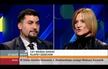 Artur Dziambor (KNP) vs Iwona Guzowska (PO) - o przemocy fizycznej wobec dzieci