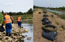 Poznań: więźniowie sprzątali Wartę, wydobyli prawie 1,5 tony śmieci.