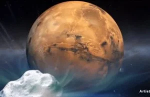 Dziś kometa przelatuje obok Marsa